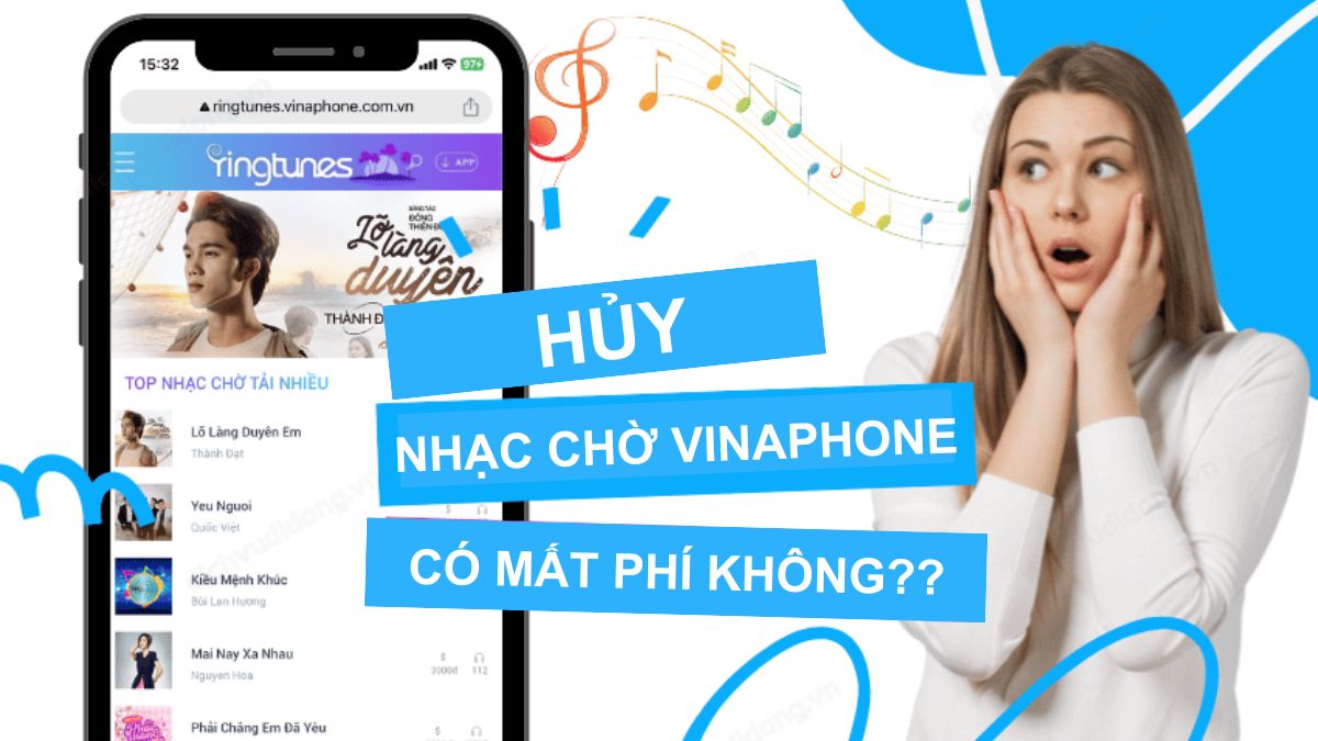 Thời gian huỷ nhạc chờ VinaPhone