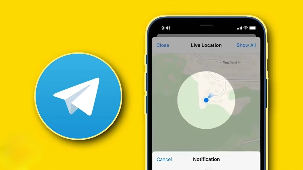 Tính năng chia sẻ vị trí trên Telegram có hỗ trợ phiên bản web không?