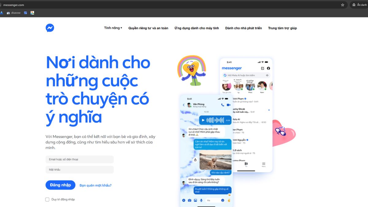 Messenger có thể truy cập micro khi sử dụng ở chế độ ẩn danh không?