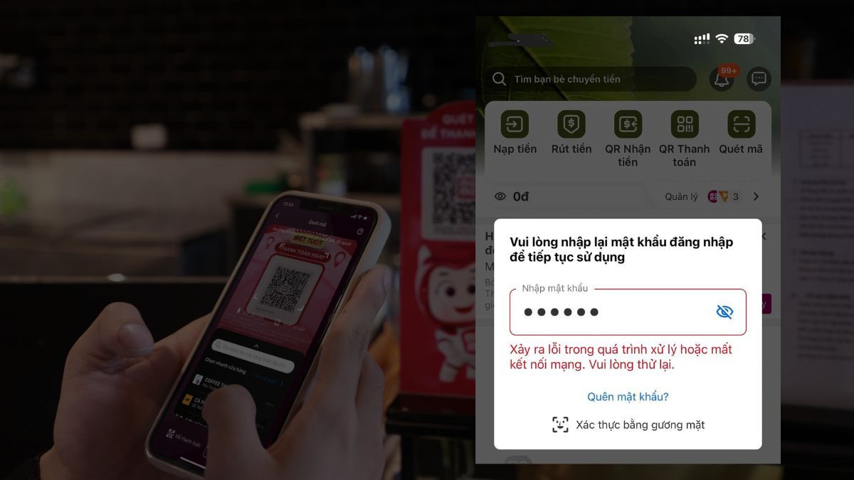 Cần làm gì khi tài khoản MoMo bị khóa do nhập sai mật khẩu nhiều lần?