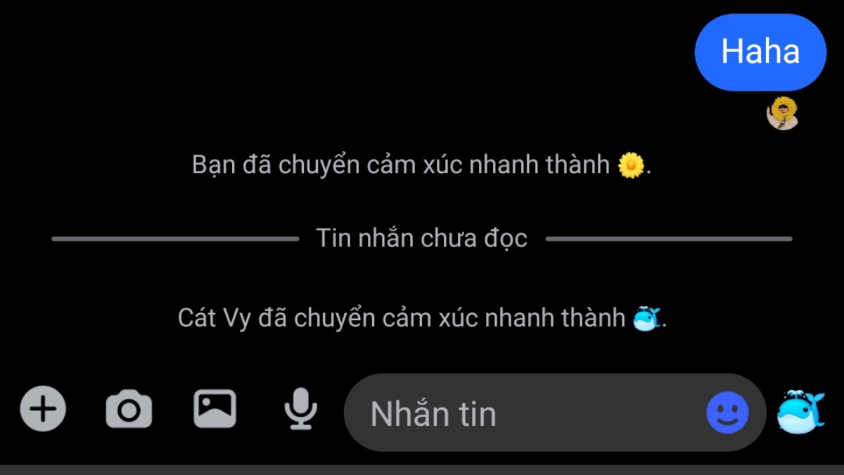Thay đổi emoji trong một cuộc trò chuyện nhóm messenger