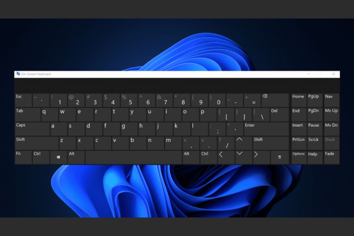 mở bàn phím ảo win 11 17