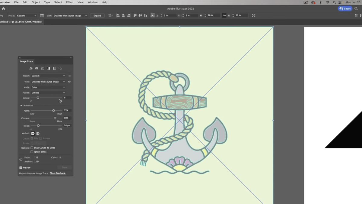 Cách biến pattern thành hình vector
