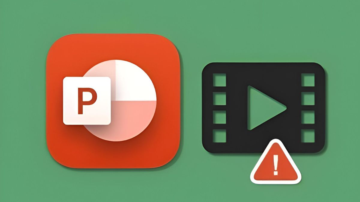 Nguyên nhân về lỗi định dạng thường khiến video chèn vào PowerPoint không phát được