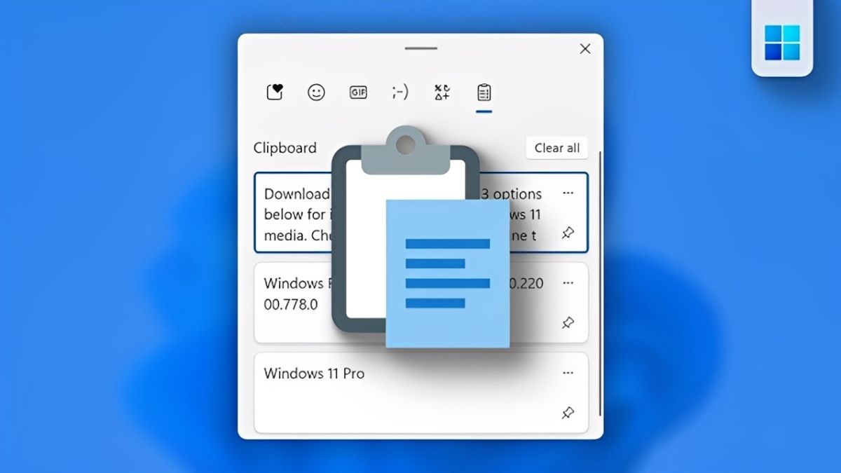 Clipboard trên Windows cho phép lưu nhiều mục cùng lúc