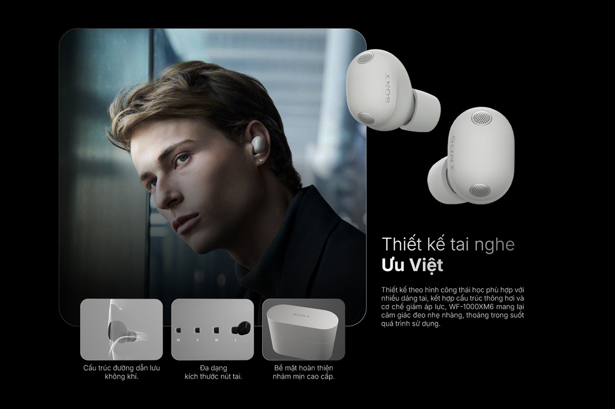 Sony WF-1000XM6 có gì mới về thiết kế